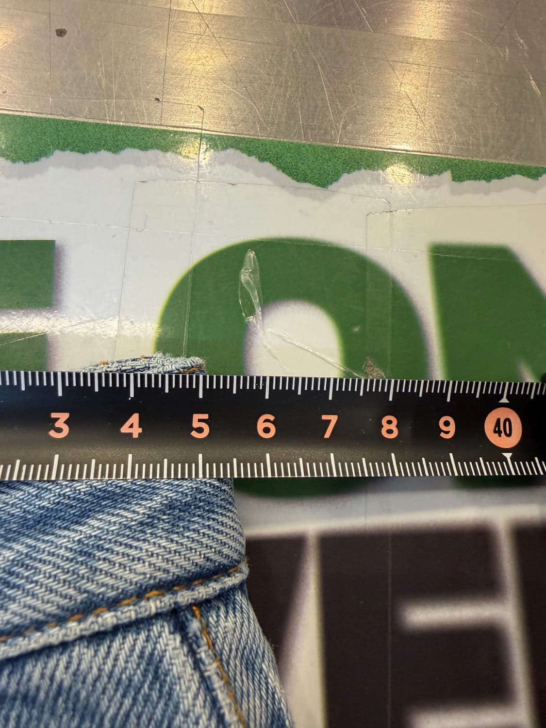 구찌 퍼 헴 데님 팬츠 상품이미지6