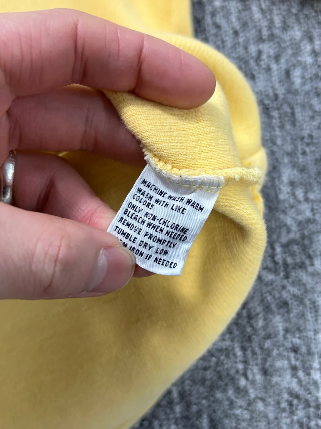 폴로 랄프로렌 옐로우 하프집업 니트  상품이미지8