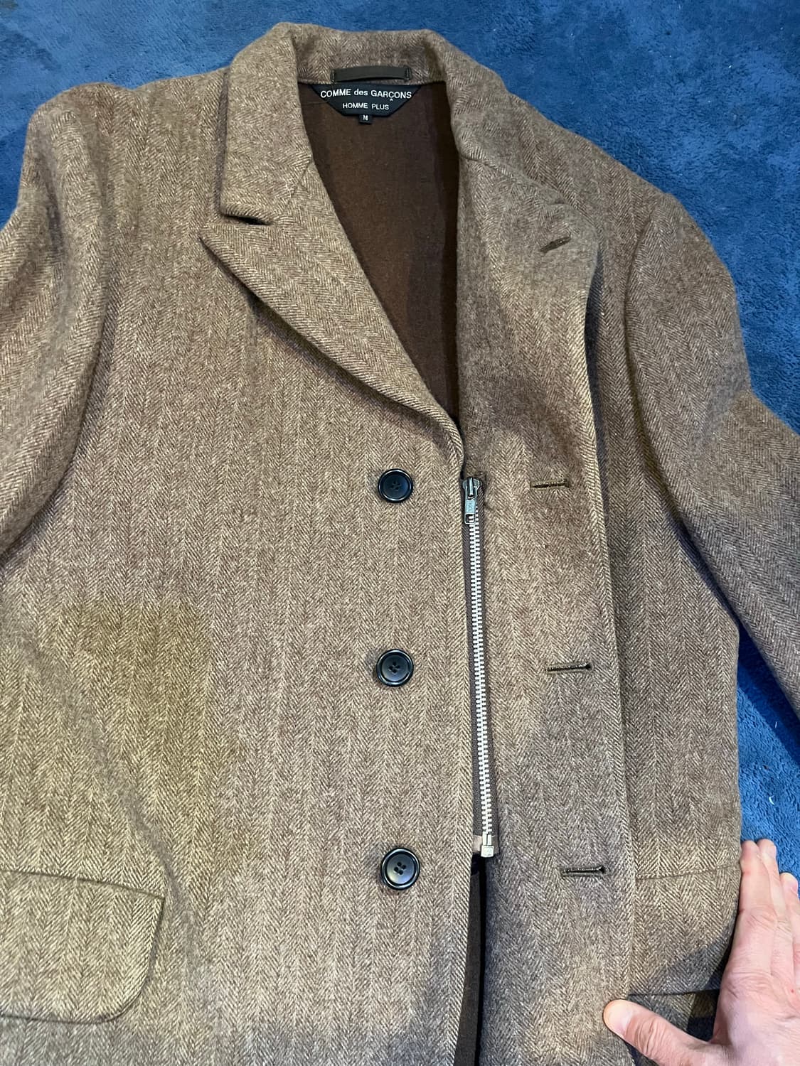 꼼데가르송 옴므 코튼 워크 자켓 (일본· 2002년) 상품이미지3