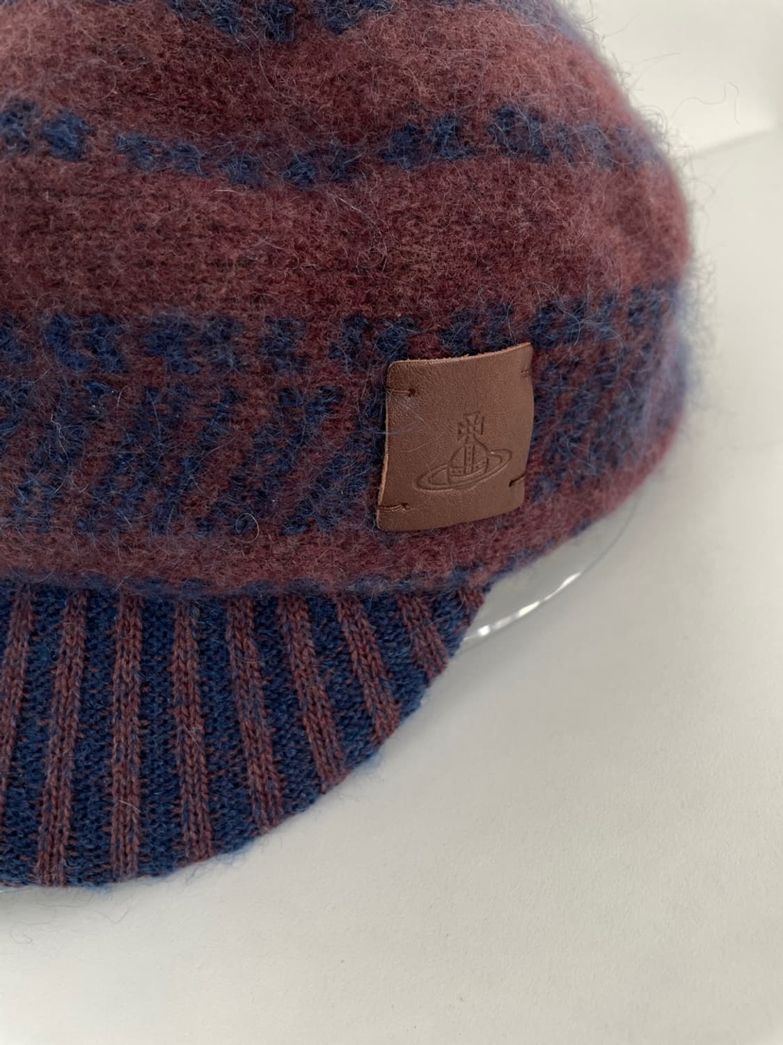 비비안 웨스트우드 오브 로고 폼폼 비니  상품이미지2