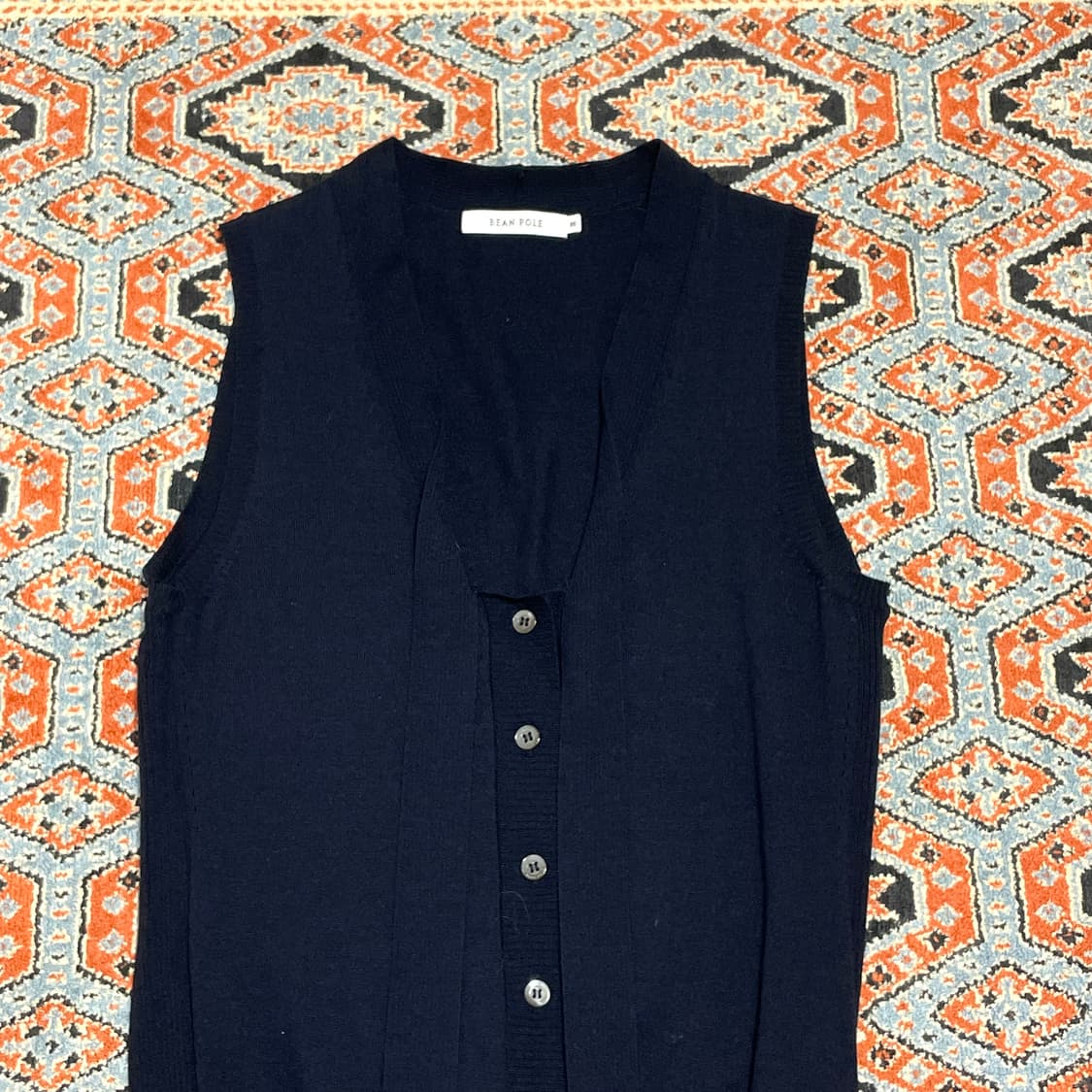 빈폴 네이비 타이 울 니트조끼 여성95 상품이미지2