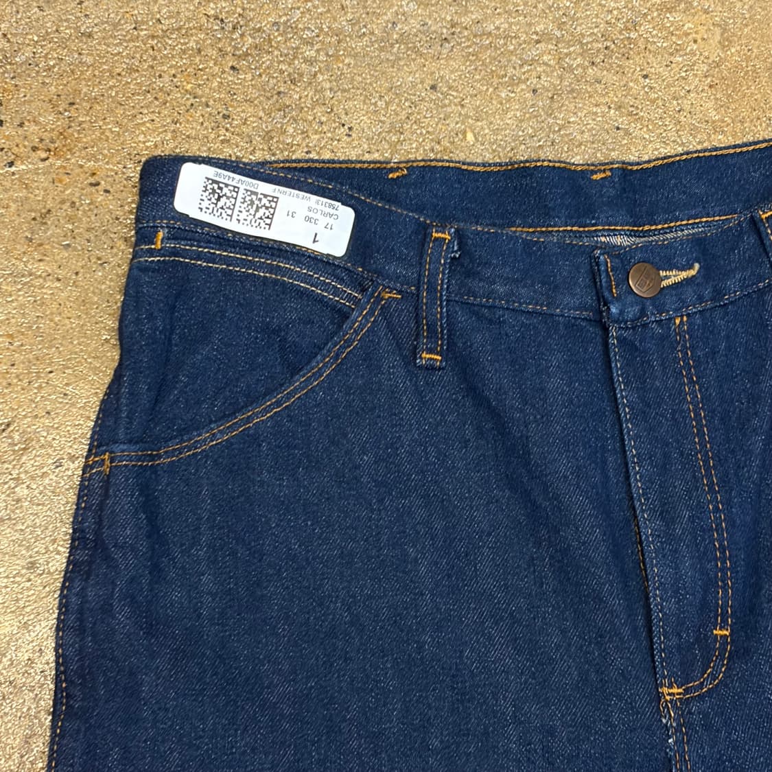 00s 미국 빈티지 레드캡 워크 청바지  상품이미지3