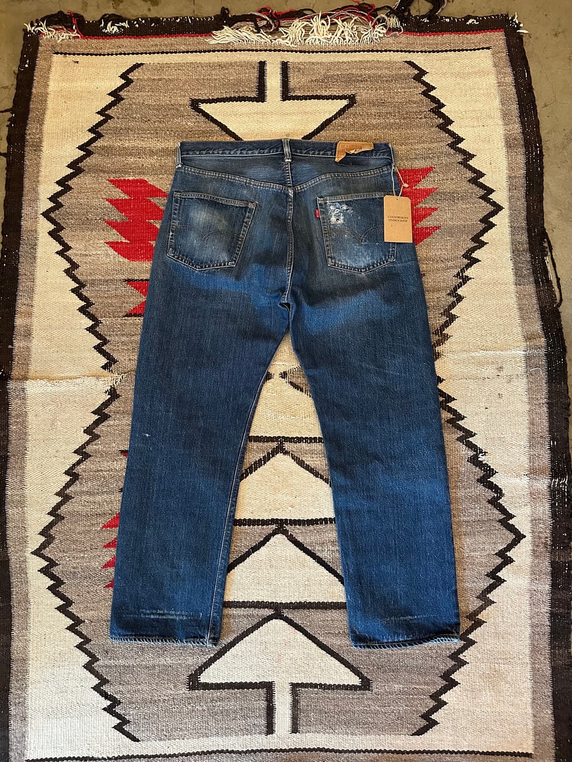 70s USA LEVIS 501 66전기 denim pants 상품이미지4