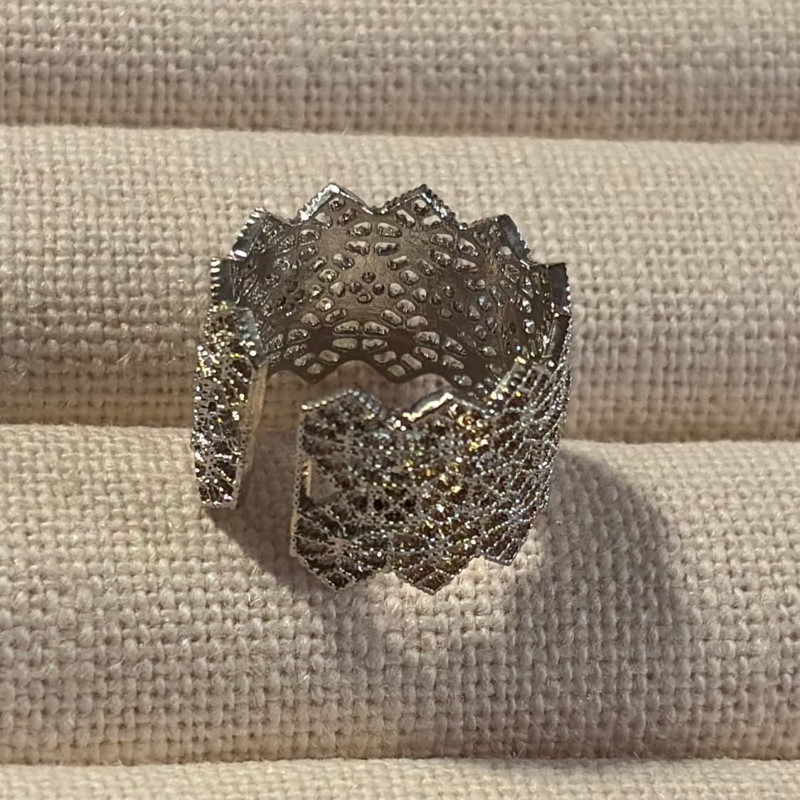 새상품 여성 신주 래이스 오픈링 반지  상품이미지2