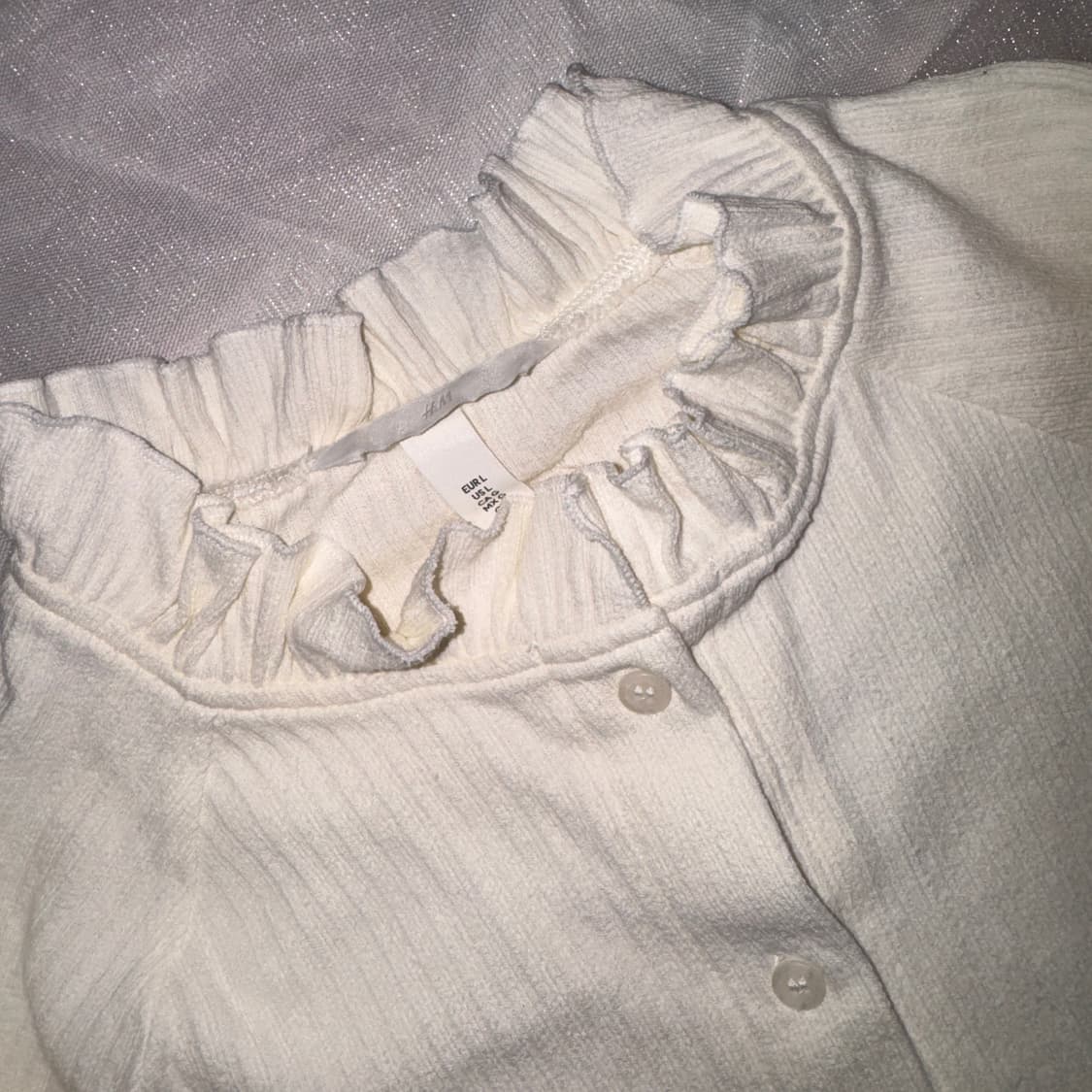 h&m 프릴 가디건 상품이미지3