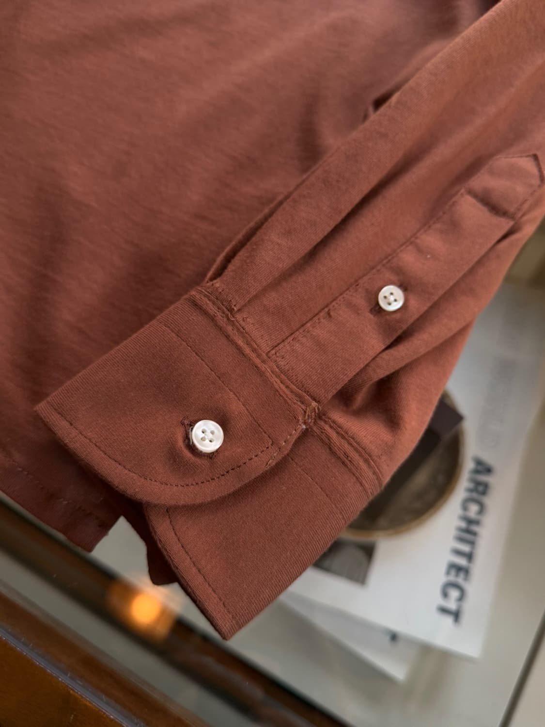 ARMEO.D 오픈칼라넥 셔츠 100 상품이미지8