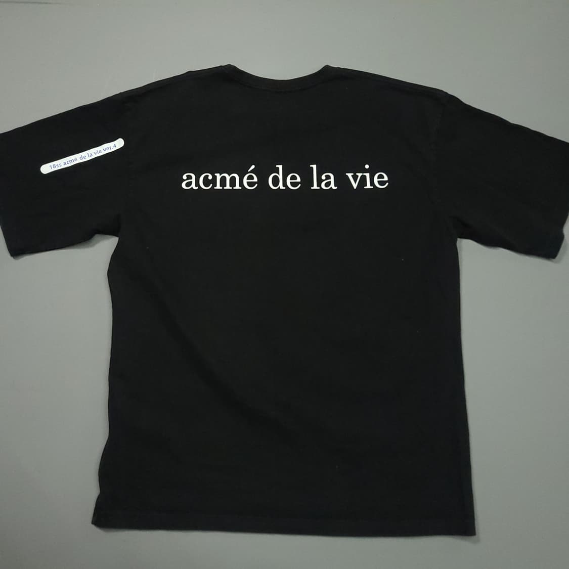 아크메드라비 반팔 티셔츠 2사이즈 블랙 상품이미지2