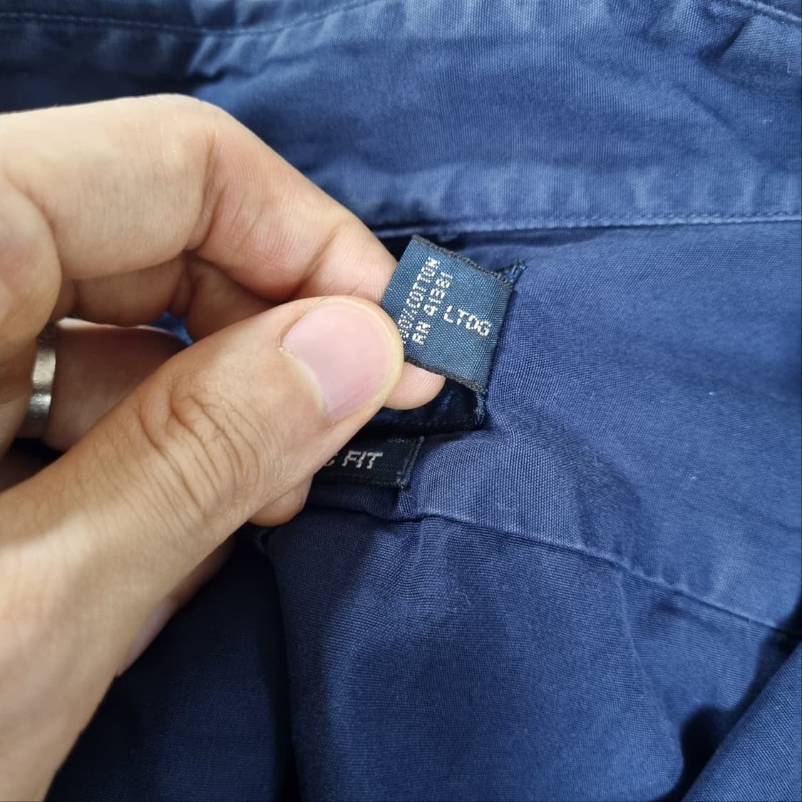 폴로 랄프로렌 네이비 반팔 셔츠 상품이미지5