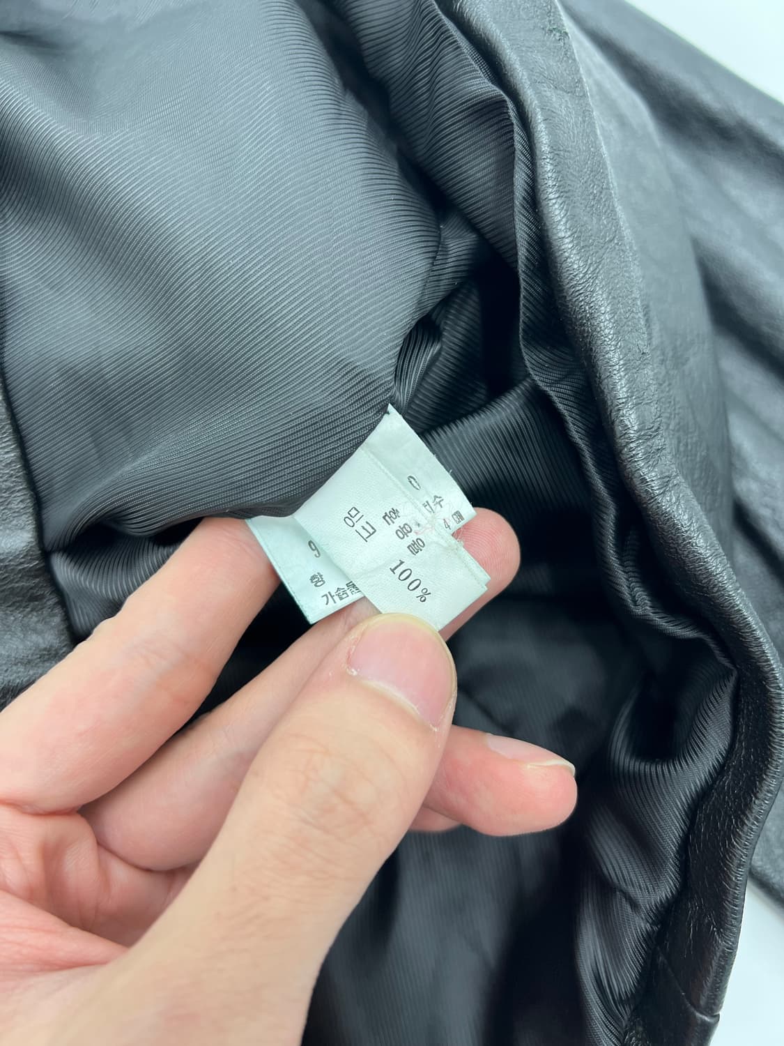 빈티지 밍크 퍼 레더자켓 상품이미지4