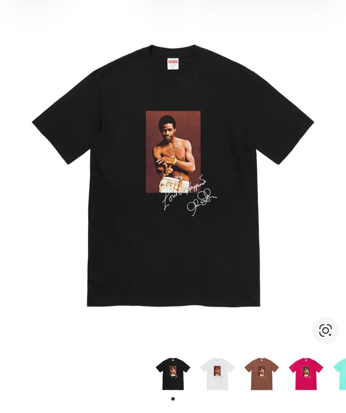 슈프림 알그린 포토티 블랙 L 상품이미지1