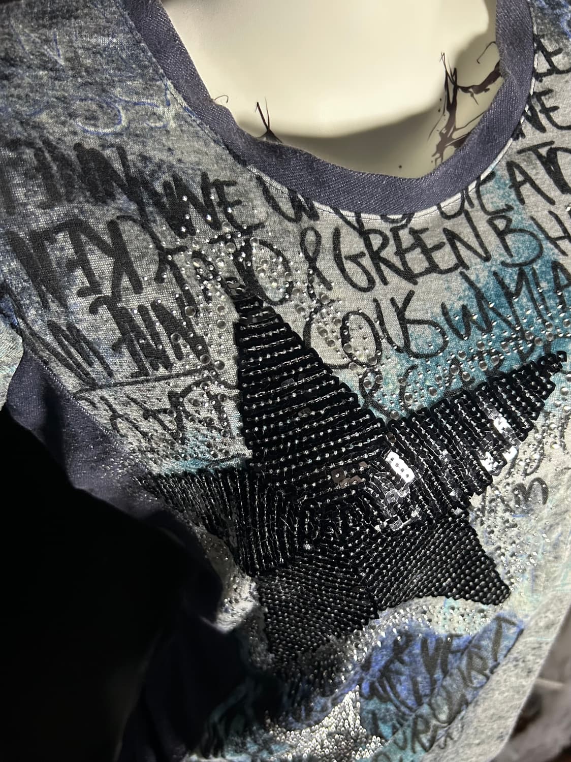 y2k star cubic tee 상품이미지2