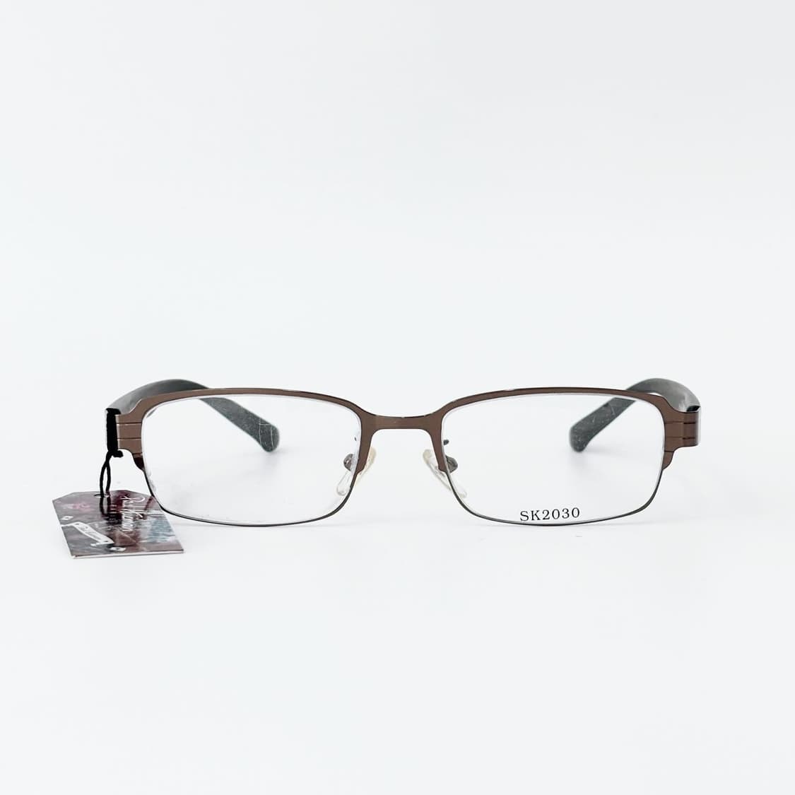 Paul Hueman 브라운 우드템플 데드스탁 빈티지안경 상품이미지2