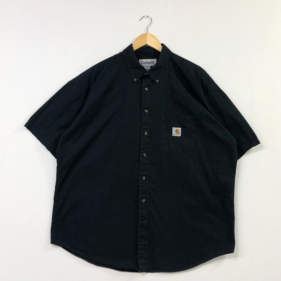 Xxl 칼하트 블랙 워크 셔츠 상품이미지2