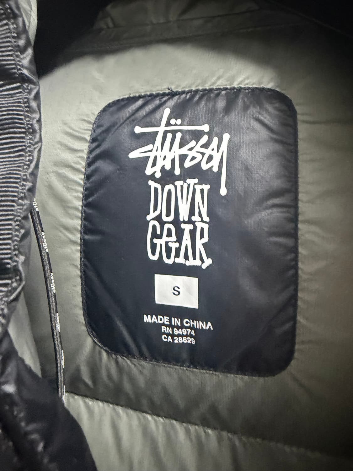 스투시 마이크로 립스탑 다운 파카 s 블랙 상품이미지3