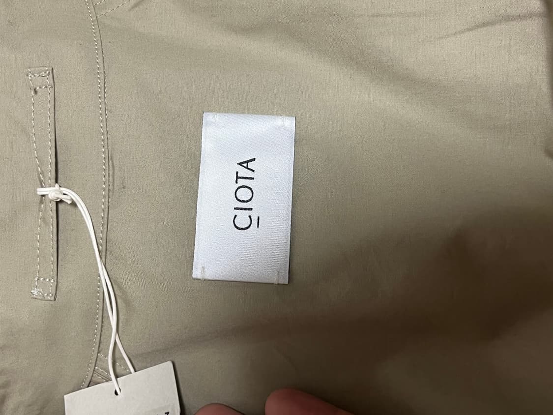 CIOTA 시오타 롱코트 베이지 6size 상품이미지8