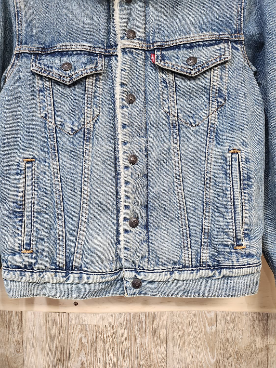 692) 리바이스 데님 양모 카라 자켓 상품이미지5