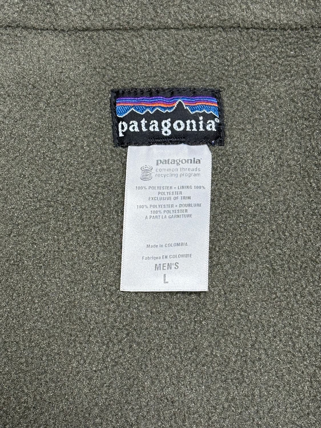 00s 파타고니아 쉘드 신칠라 자켓 카키 상품이미지4