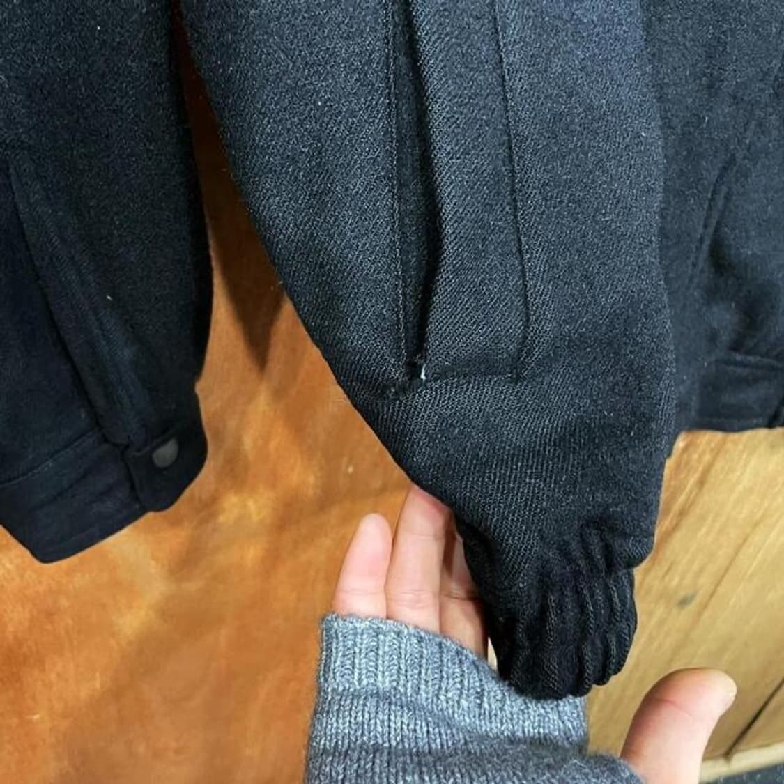제팬 울 블루종 자켓 (L)  상품이미지4