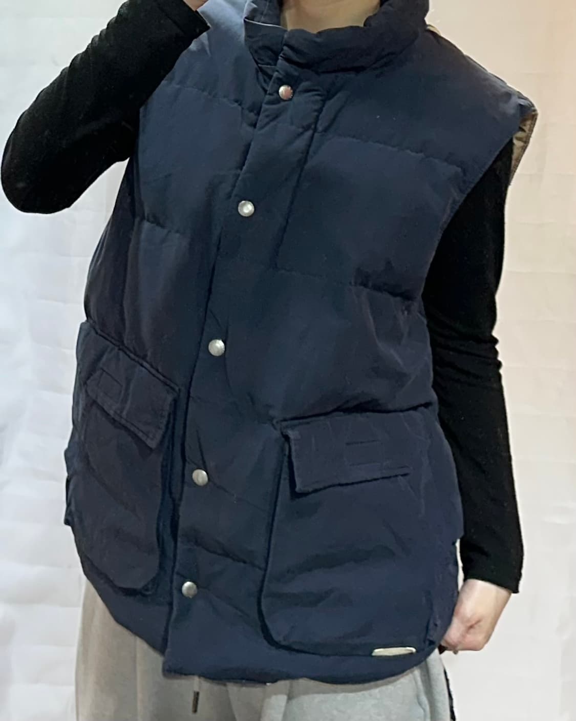 데님 앤서플라이 랄프 로렌 성조기 패딩 베스트 상품이미지1