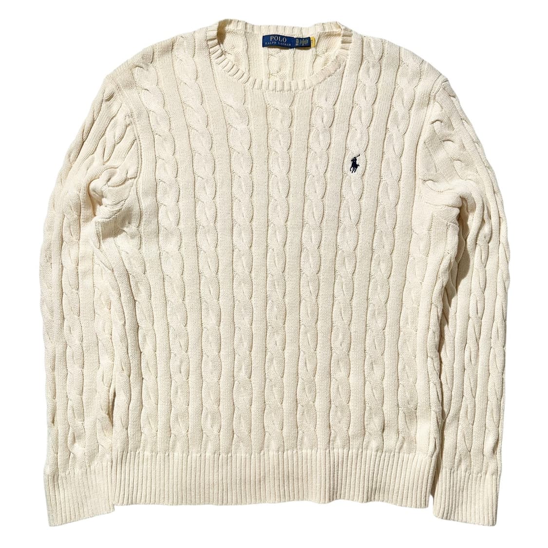 23fw 폴로 랄프로렌 케이블 라운드 니트 (신형QR) 상품이미지1