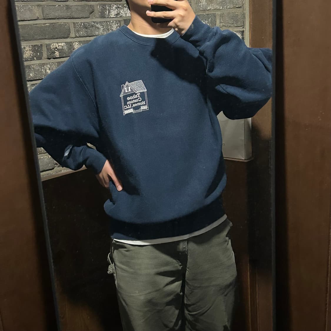 L) 챔피온 프리미엄 리버스위브 O0s 빈티지 스웻 맨투맨 상품이미지9