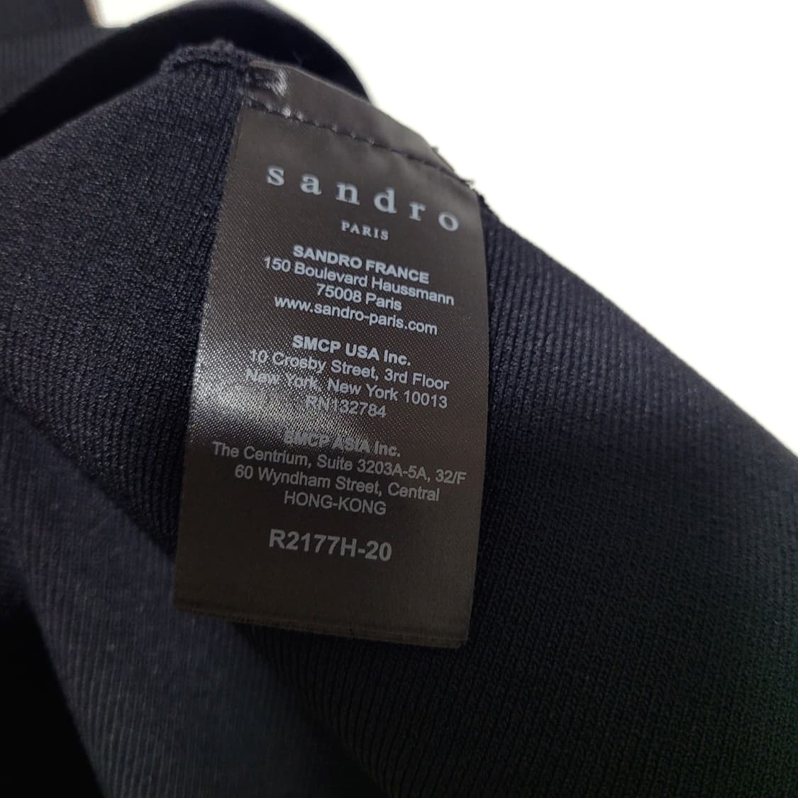 산드로 SANDRO 니트 원피스 하프집업 (44-날씬55/표기1) 새상품 상품이미지6