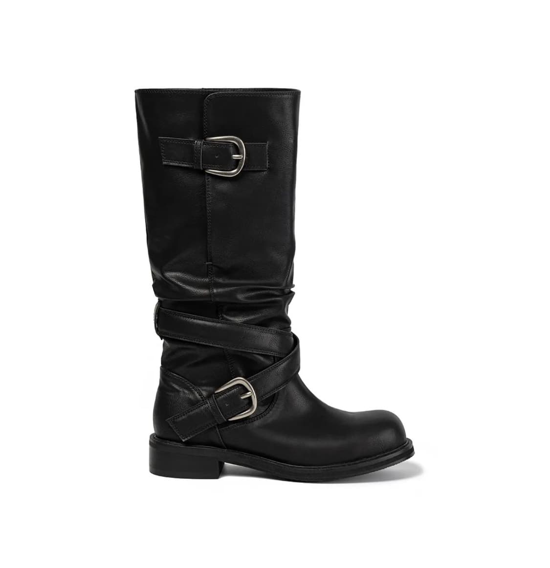 기호 Raven foldable Buckle Boots / black 상품이미지3