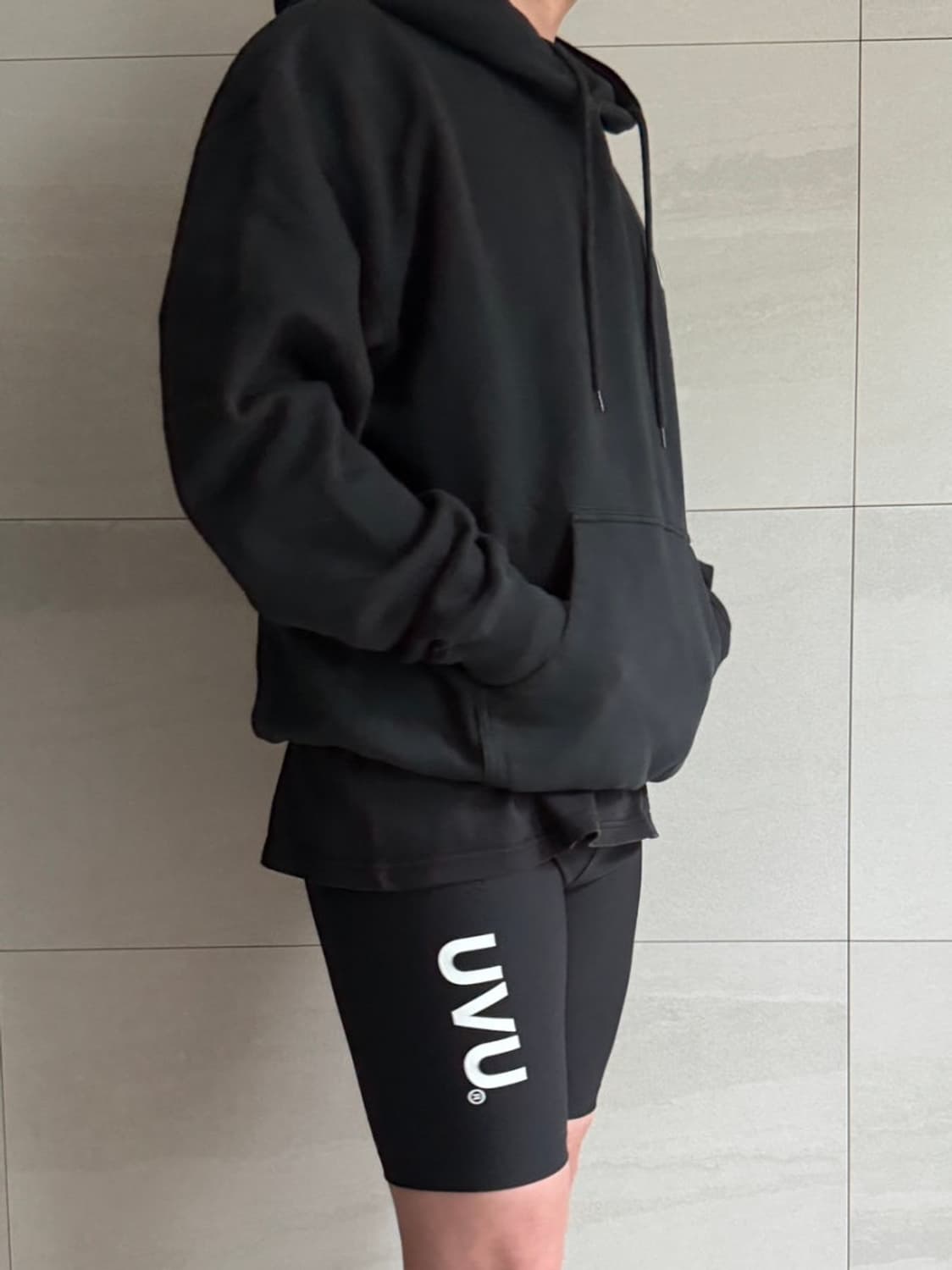 러닝)UVU 하프타이즈 블랙/그레이 상품이미지10