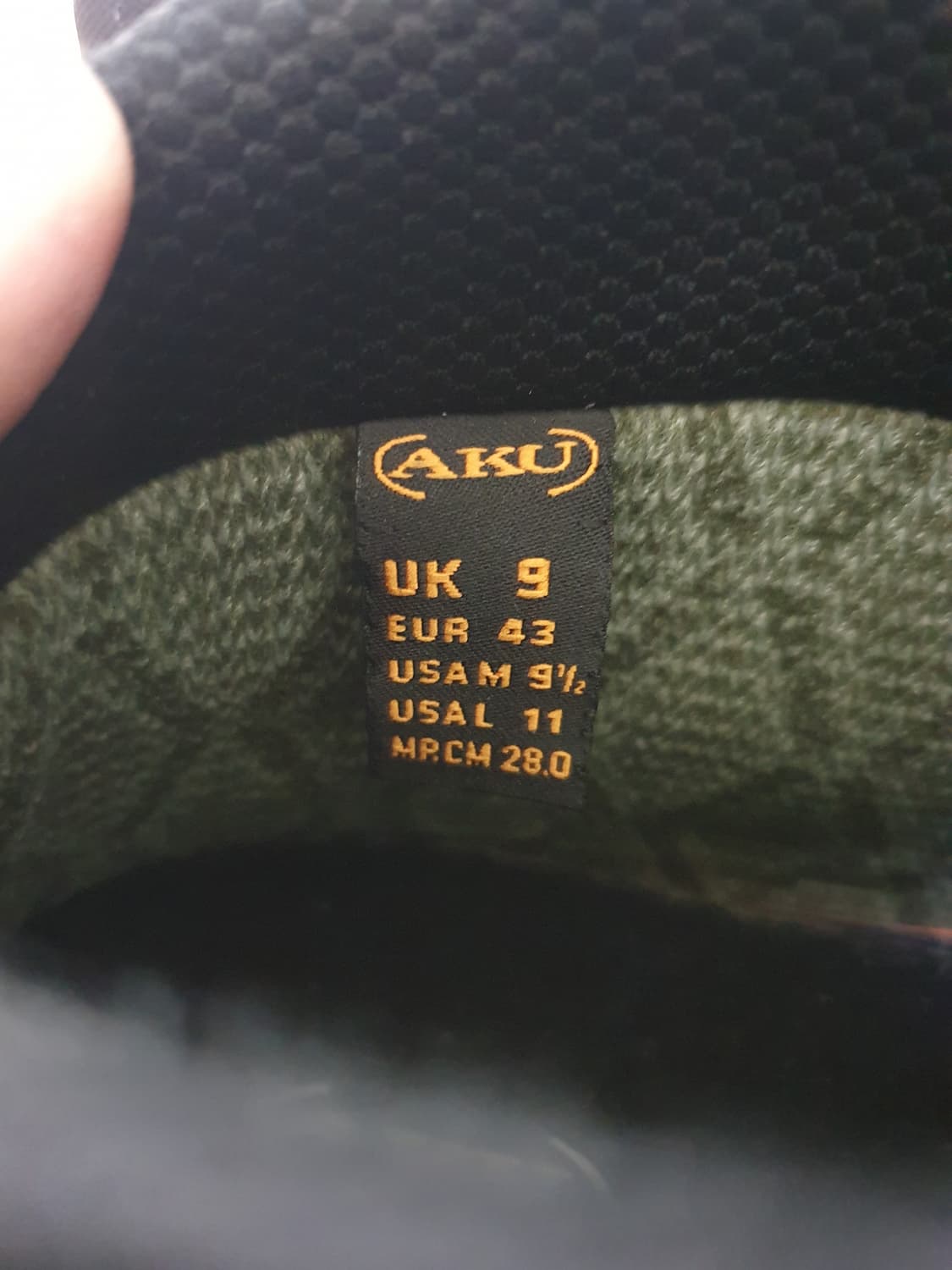 아쿠 타이가 고어텍스 등산화 280 상품이미지10