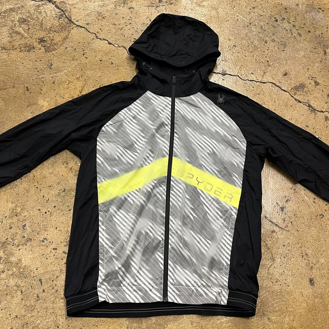 [정품/XL] 스파이더 퍼포먼스 프로웹 사선 후드 바람막이 자켓 b17 상품이미지3