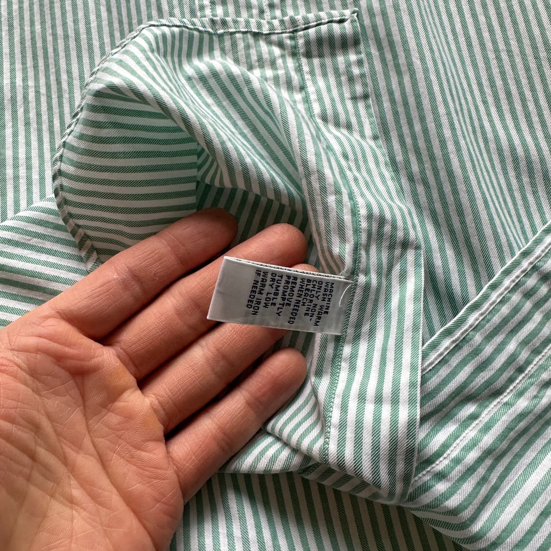 폴로랄프로렌 그린 스트라이프 셔츠 상품이미지4