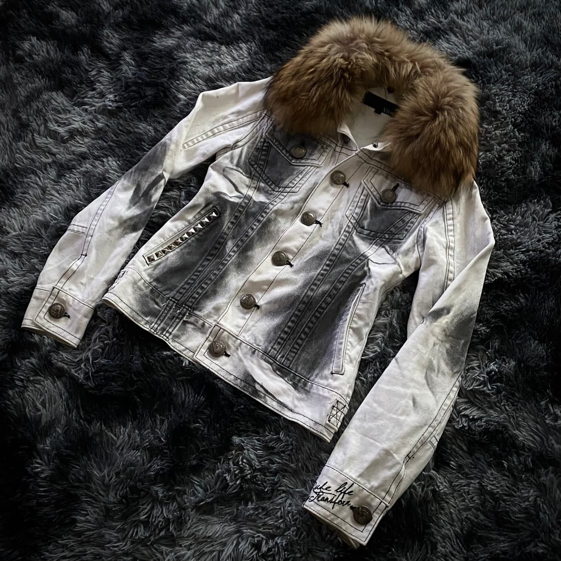 Xfrm skull fur jacket 상품이미지4