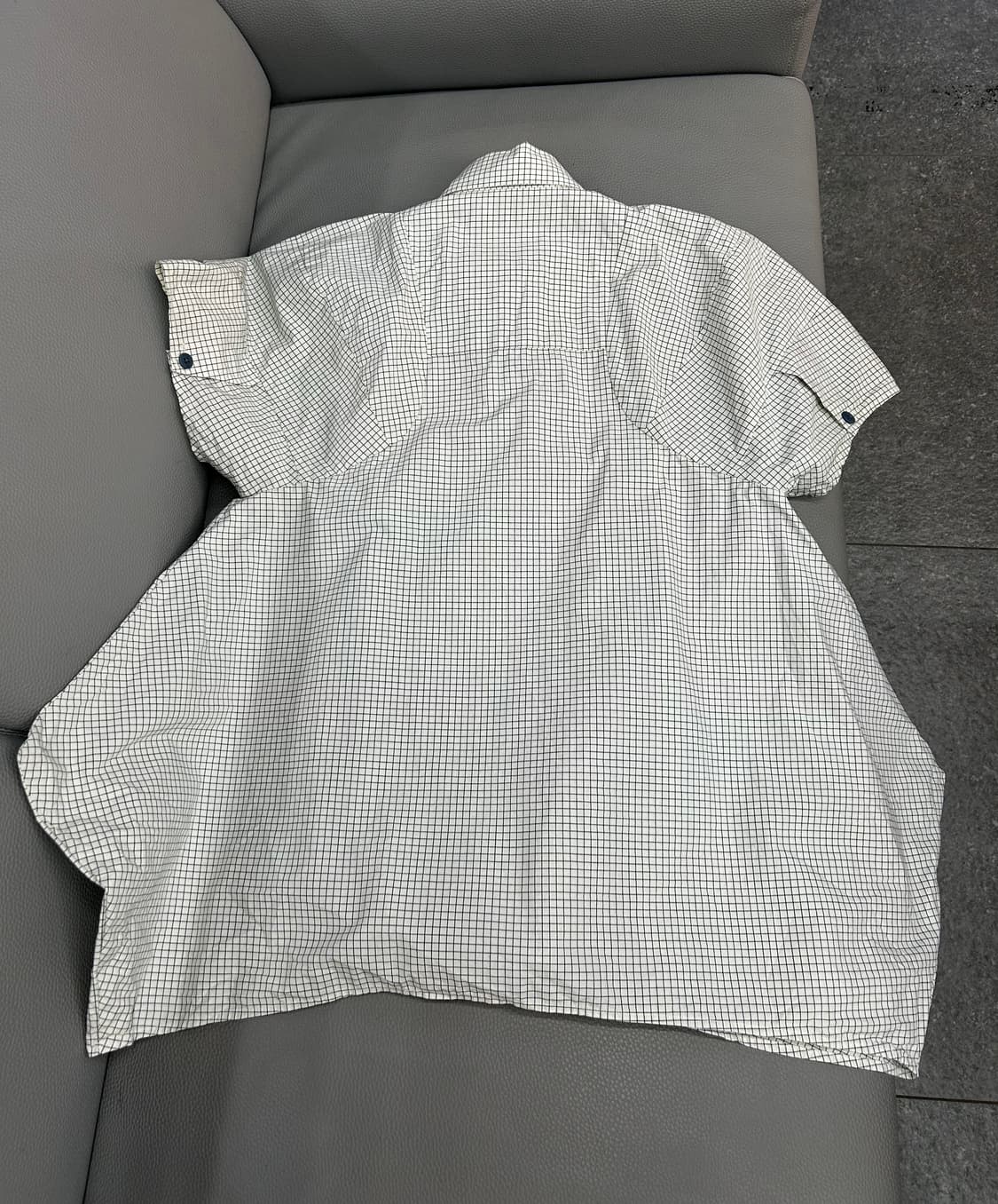 한섬 엔폴드 24SS 그래프 체크 실루엣 셔츠(38) 상품이미지7