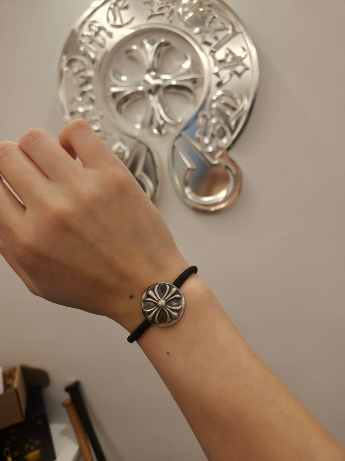 크롬하츠 머리끈 단추 비니단추 옷리폼 925실버 상품이미지1