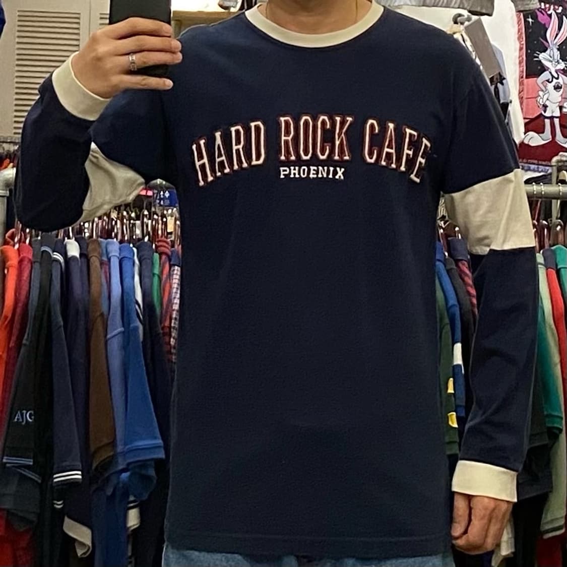 레어 90s USA 정품 하드락카페 피닉스 긴팔티 상품이미지1