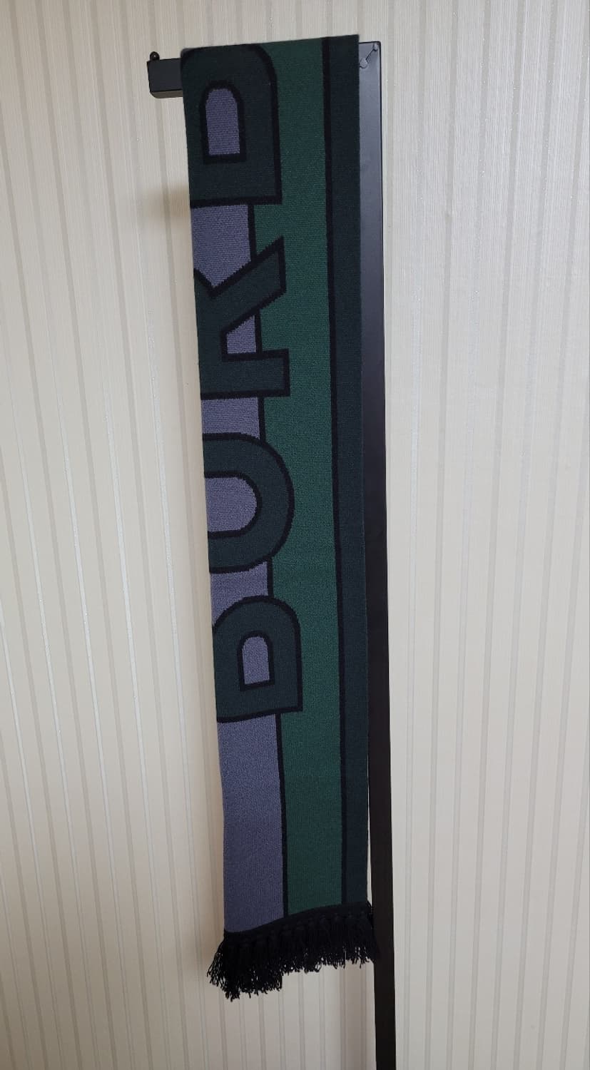 버버리 멀티그린 빅로고 울 머플러 OS 상품이미지1