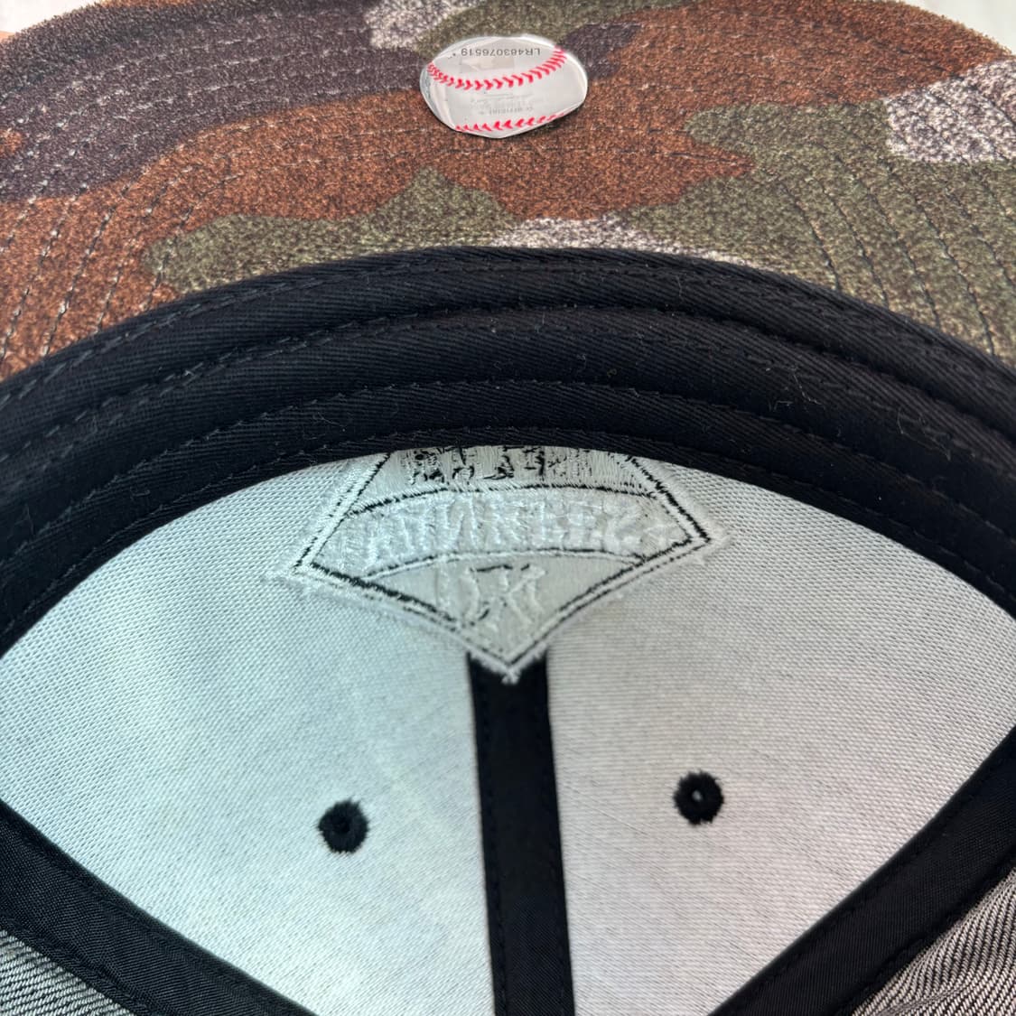 MLB 뉴욕양키스 스냅백 모자 블랙데님 카모 챙 상품이미지8