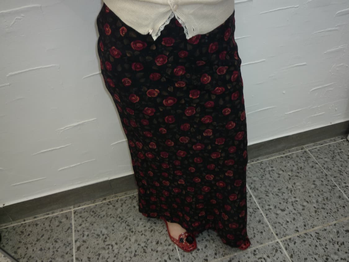 Rose rose long skirt 상품이미지5