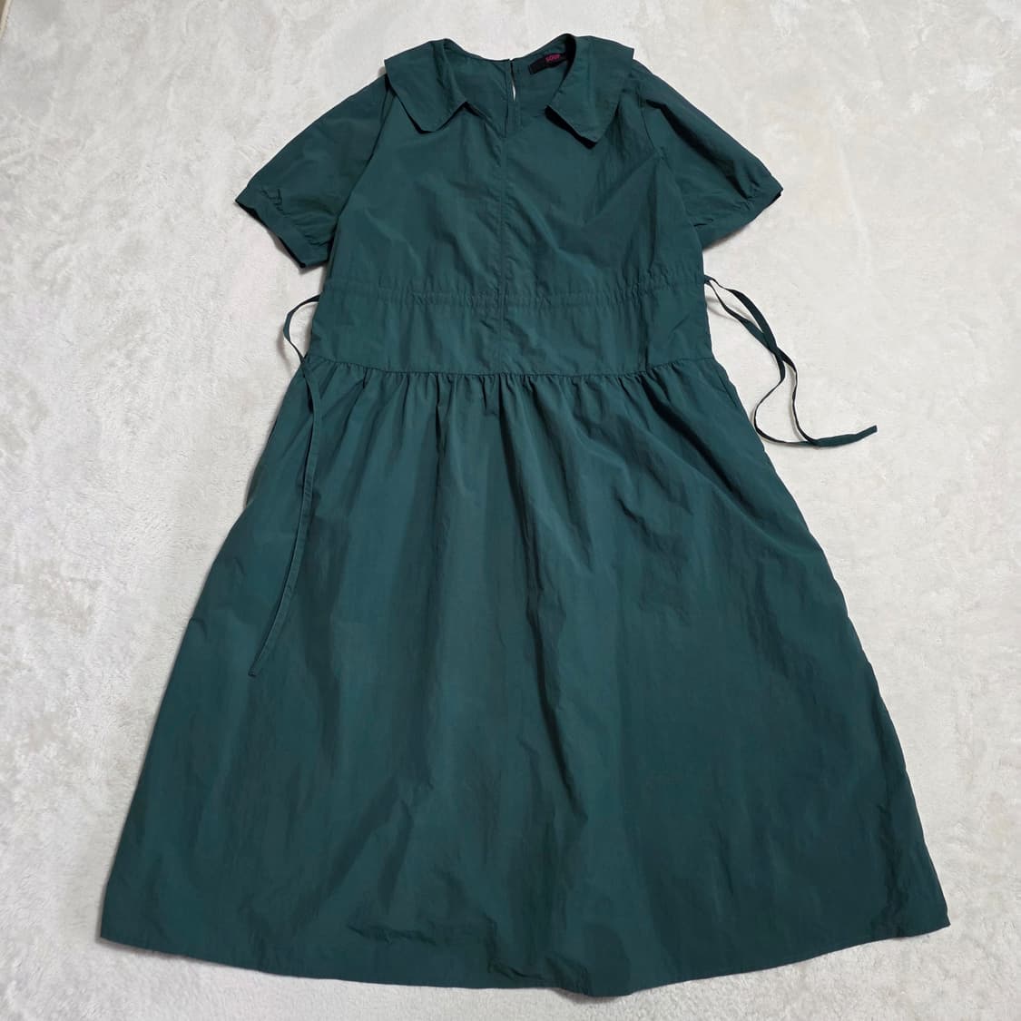 (66)여성 SOUP 바스락 반팔 원피스 그린 여름 상품이미지1