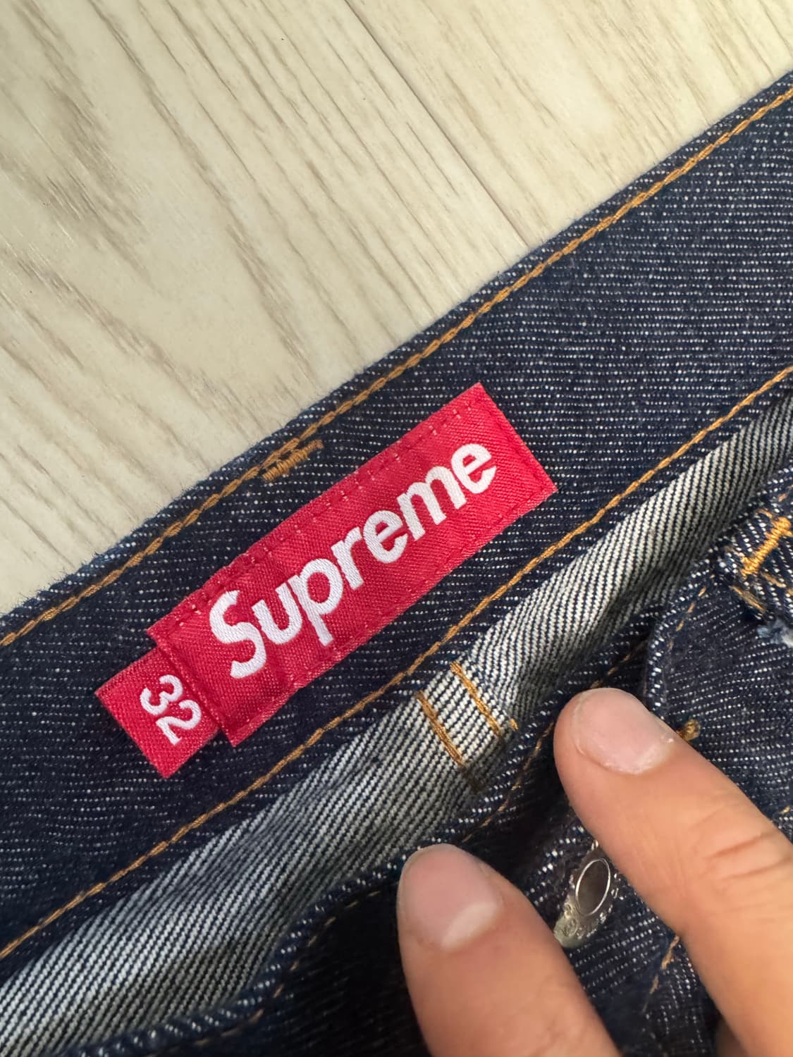 슈프림 배기진 셀비지 상품이미지2