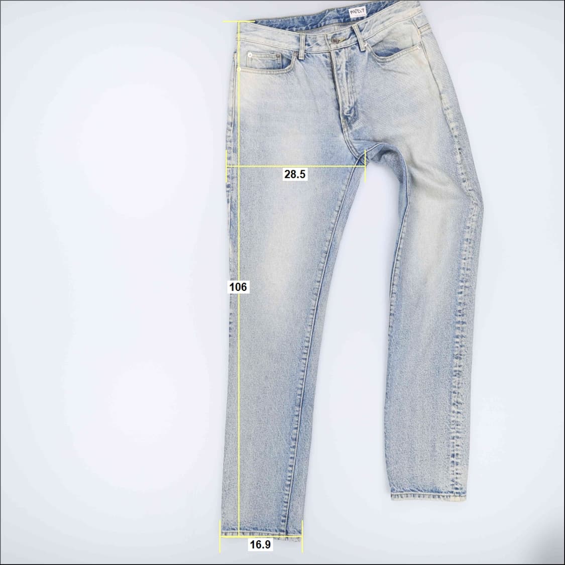 [30] 모드나인 MOD1s 연청 데님 팬츠 청바지 3797 상품이미지9