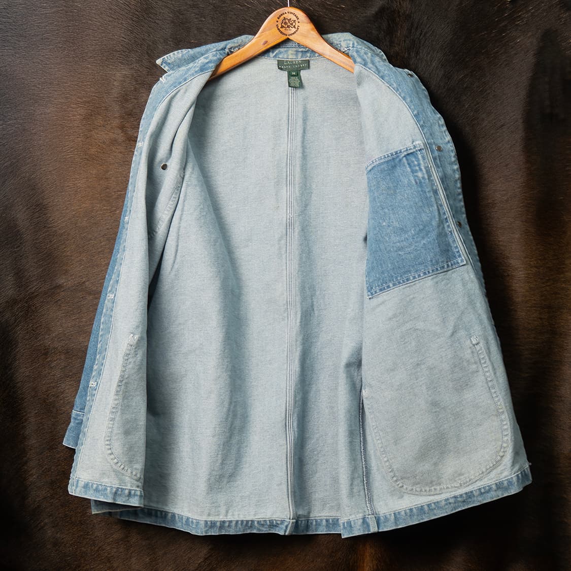 [오버 100] 90s 로렌 by 랄프로렌 데님 커버올 / 쵸어코트  상품이미지7