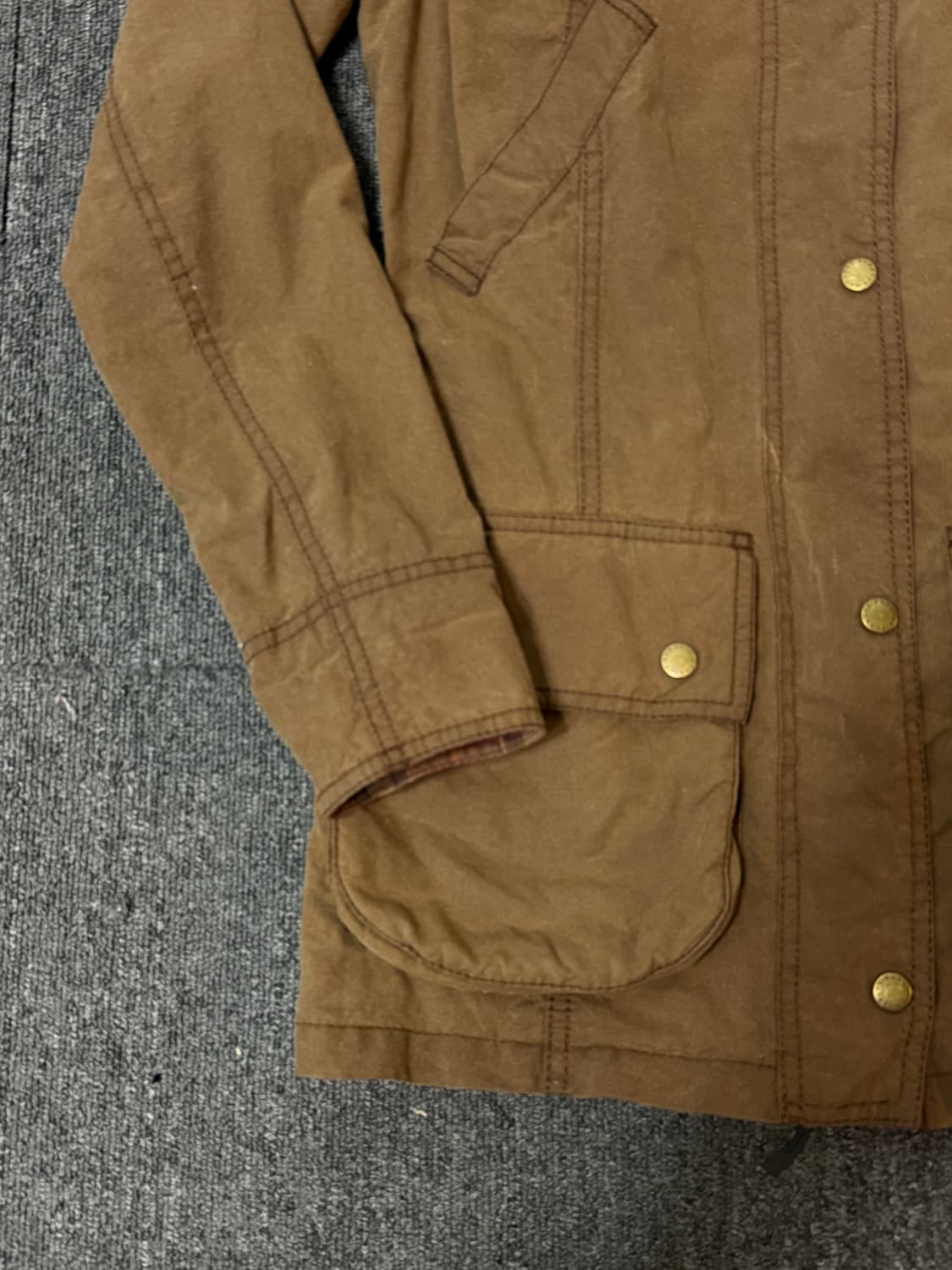 바버 빈티지 비드넬 왁스 자켓 상품이미지2