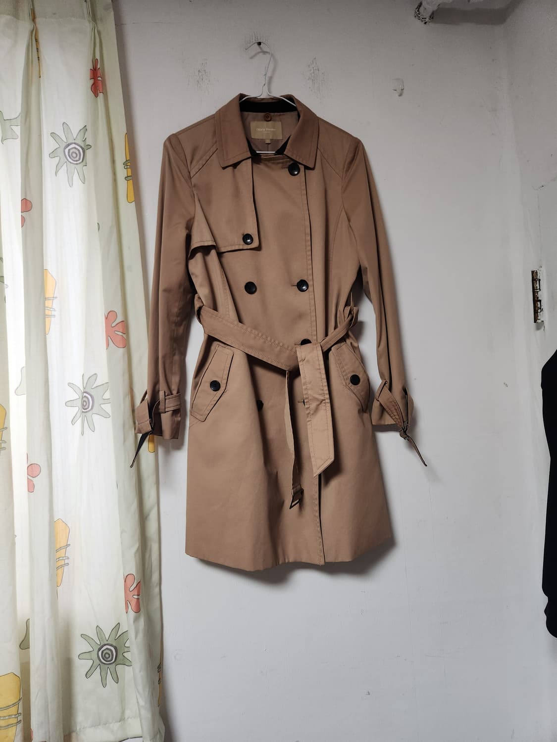 올리비아 허슬러  더블 버튼 트렌치 코트90 상품이미지3