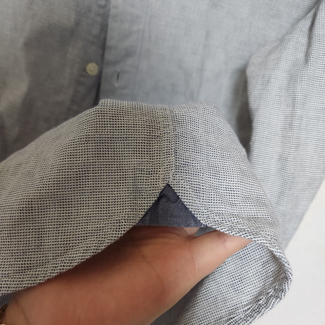 라코스테 잔체크 남방 남100 상품이미지5