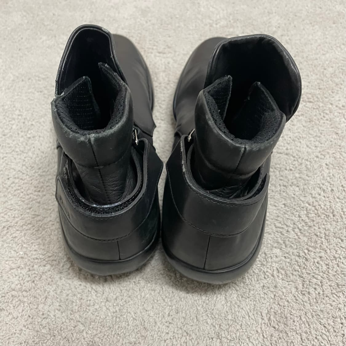 265) 프라다 스포츠 로고 벨크로 하이탑 스니커즈 상품이미지6