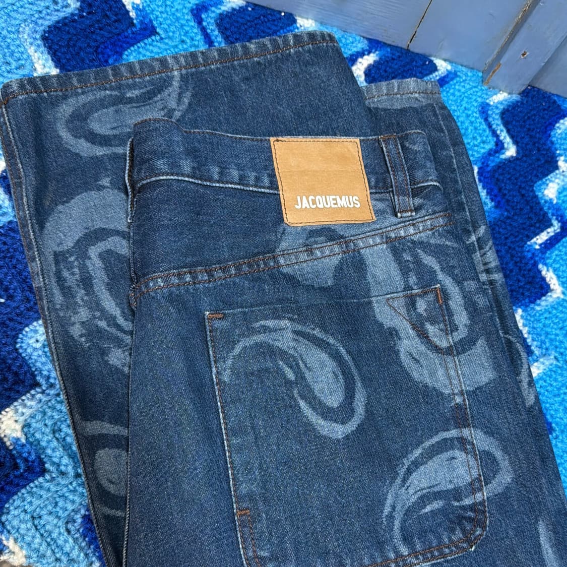 자크뮈스 페이즐리 데님팬츠 상품이미지5