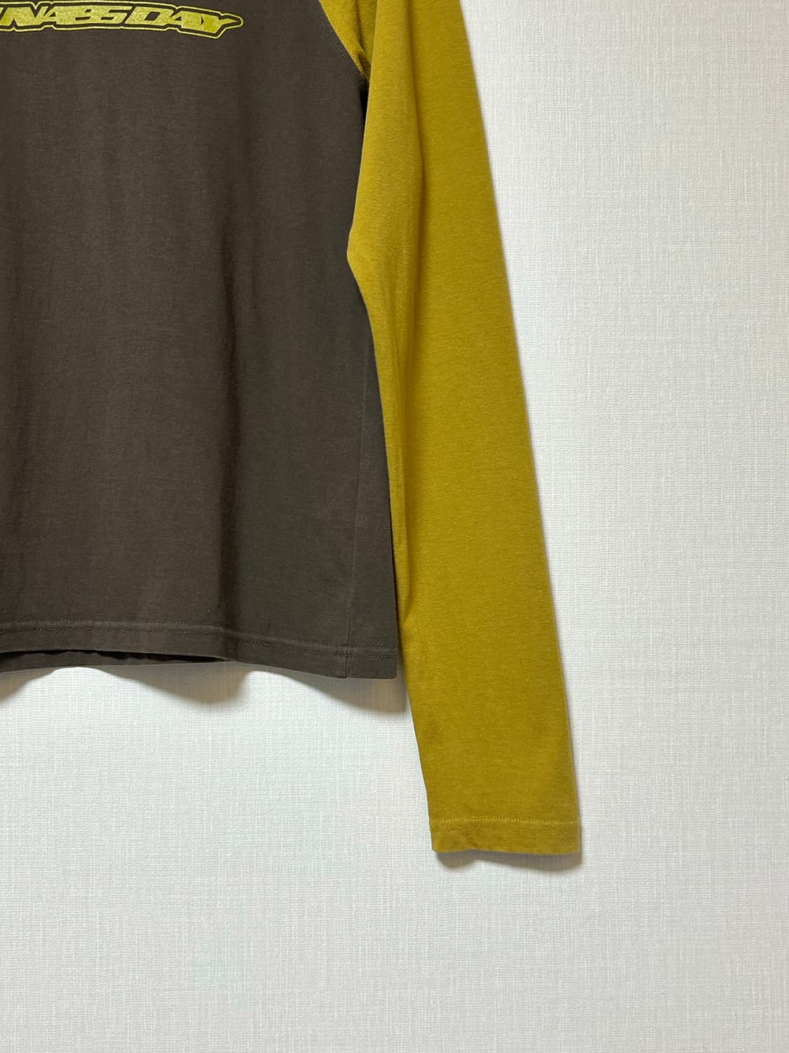 FUNASSDAY 브라운 나그랑 긴팔 티셔츠 상품이미지4