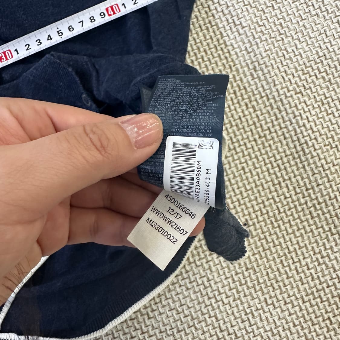 M 타미힐피거 라운드 커튼 가디건 0406D 상품이미지3