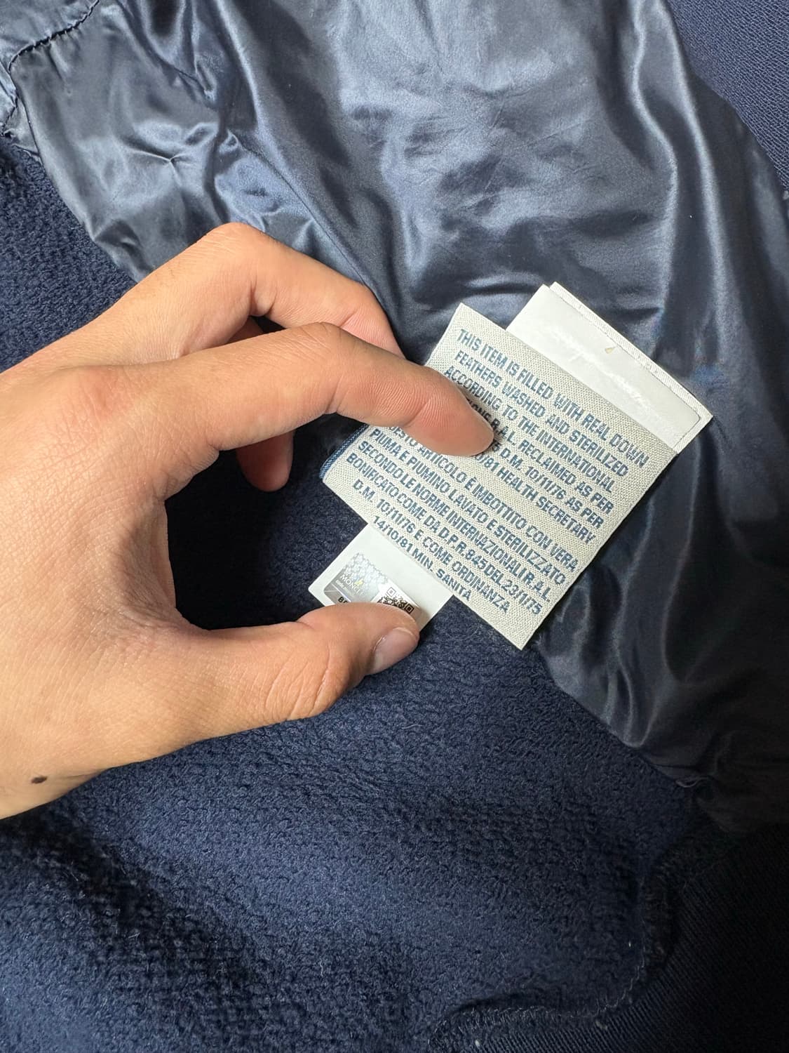 몽클레어 니트패딩 네이비 S 상품이미지4